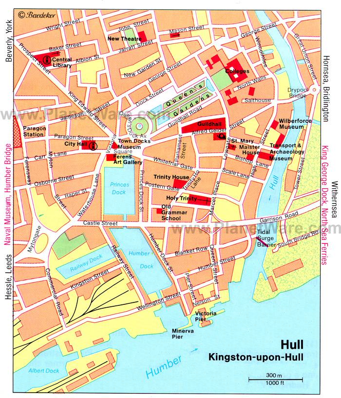 Kingston Upon Hull haritasi